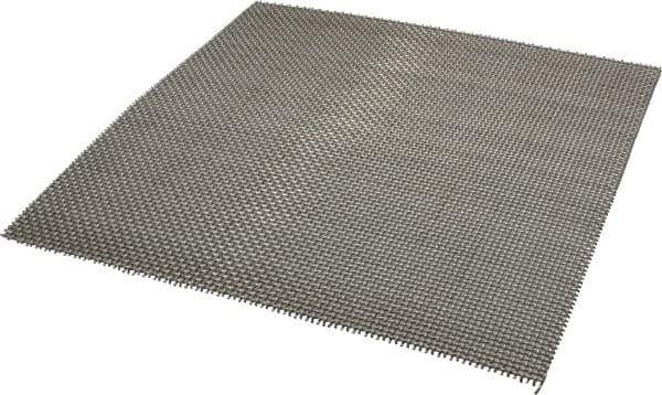 Value Collection - 16 Gage, 0.063 Inch Wire Diameter, 8 x 8 Mesh per Linear Inch, Stainless Steel, Wire Cloth - 0.062 Inch Opening Width, 12 Inch Wide x 12 Inch Stock Length - USA Tool & Supply