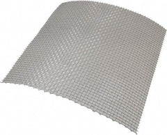 Value Collection - 20 Gage, 0.035 Inch Wire Diameter, 4 x 4 Mesh per Linear Inch, Stainless Steel, Milling Grade Wire Cloth - 0.215 Inch Opening Width, 12 Inch Wide x 12 Inch Stock Length - USA Tool & Supply