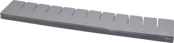Quantum Storage - 16-1/2" Wide x 3-1/2" High, Gray Bin Divider - Use with DG92035 - USA Tool & Supply