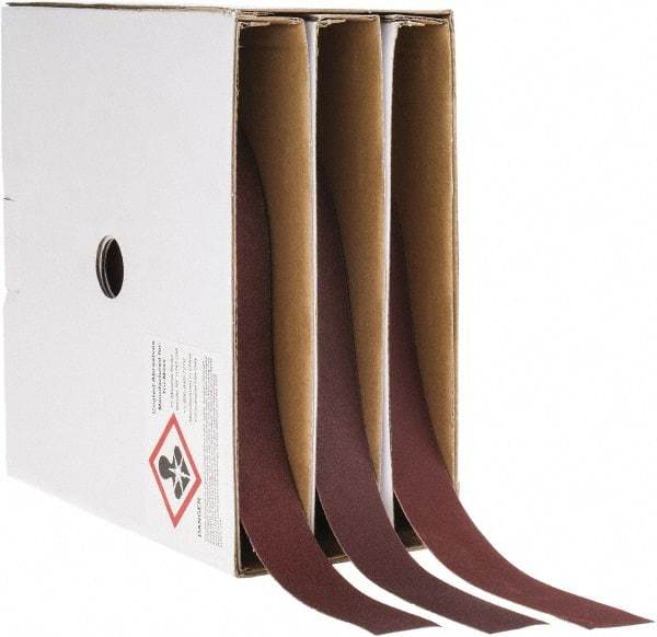 Tru-Maxx - 25 Yards x 1" 3 Piece Roll Kit - 120, 180 & 240 Grit, & Fine & Very Fine Grades - USA Tool & Supply