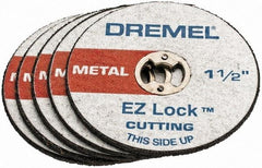 Dremel - 1-1/2" Cutoff Wheel - 0.045" Thick, 35,000 Max RPM, Use with Angle Grinders - USA Tool & Supply