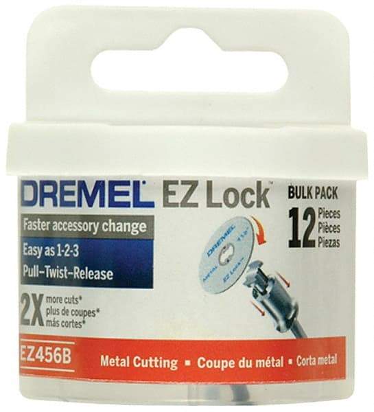 Dremel - 1-1/2" Cutoff Wheel - 0.045" Thick, 35,000 Max RPM, Use with Angle Grinders - USA Tool & Supply