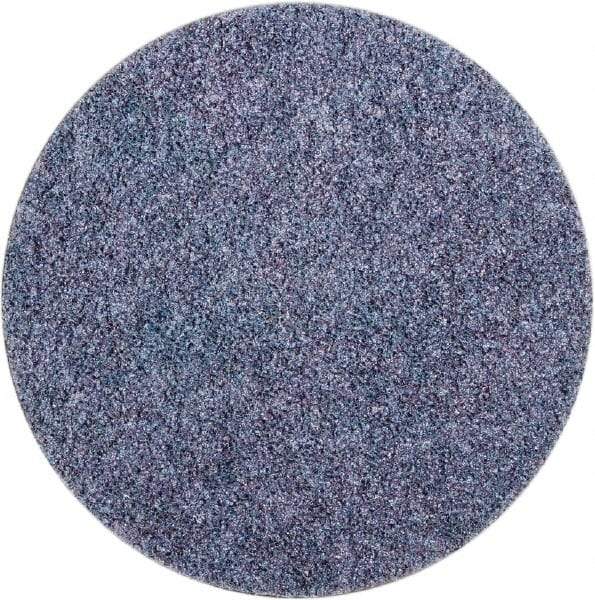 3M - 3" Disc Diam, Ceramic Quick Change Disc - Type S Attaching System, Nonwoven, Blue, Coarse Grade, 18,000 RPM - USA Tool & Supply