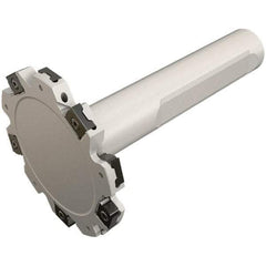 Iscar - Shank Connection, 0.197" Cutting Width, 11.9mm Depth of Cut, 40mm Cutter Diam, 6 Tooth Indexable Slotting Cutter - 0.63" Shank Diam, ETS-LN08 Toolholder, LNET Insert, Right Hand Cutting Direction - USA Tool & Supply