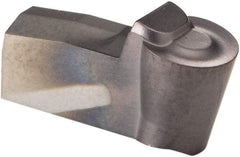 Kennametal - 0500R DF Grade KCU25, 5mm Cutting Width Carbide Grooving Insert - Neutral, 2.5mm Corner Radius, AlTiN Finish - USA Tool & Supply