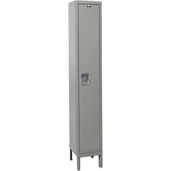 Hallowell - 1 Door, 1 Tier, Premium Wardrobe Lockers - USA Tool & Supply