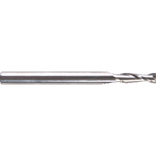‎.085 Dia. × 1-1/2 Overall Length 2-Flute Square End Solid Carbide SE End Mill-Round Shank-Center Cut-Uncoated - Exact Industrial Supply