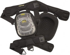 CLC - Size Universal, Buckle Straps, Knee Pad - Gel Padding, Black, 2 Fabric Straps, Polyurethane Cover - USA Tool & Supply
