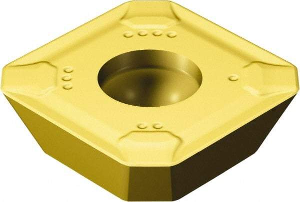 Sandvik Coromant - R24512T3 MM Grade 2030 Carbide Milling Insert - TiAlN/TiN Finish, 5/32" Thick, 13.4mm Inscribed Circle, 1.5mm Corner Radius - USA Tool & Supply