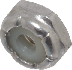 Value Collection - #6-32 UNC 18-8 Hex Lock Nut with Nylon Insert - 5/16" Width Across Flats, 9/64" High - USA Tool & Supply