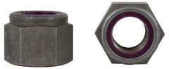 Value Collection - 1-1/4 - 7 UNC Grade 2 Heavy Hex Lock Nut with Nylon Insert - 2" Width Across Flats, 1-41/64" High, Zinc-Plated Finish - USA Tool & Supply