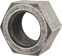 Value Collection - 1-1/2 - 12 UNF Steel Right Hand Hex Nut - 2-1/4" Across Flats, 1.317" High, Uncoated - USA Tool & Supply