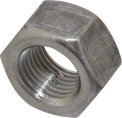 Value Collection - 1/2-20 UNF Steel Right Hand Hex Nut - 3/4" Across Flats, 7/16" High, Uncoated - USA Tool & Supply