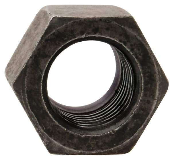 Value Collection - 3/8-24 UNF Grade 8 Hex Lock Nut with Nylon Insert - 9/16" Width Across Flats, 29/64" High, Uncoated - USA Tool & Supply