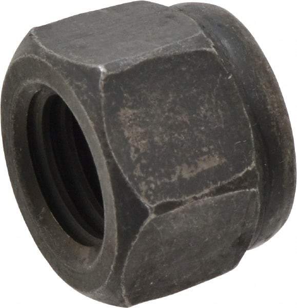 Value Collection - 5/8-11 UNC Grade 8 Hex Lock Nut with Nylon Insert - 15/16" Width Across Flats, 3/4" High, Uncoated - USA Tool & Supply