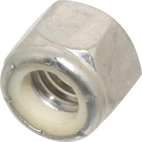 Value Collection - 3/8-16 UNC 316 Hex Lock Nut with Nylon Insert - USA Tool & Supply