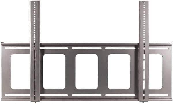 Video Mount - Steel, Flat Panel Flat Mount For 42 to 70 Inch Plasma Monitor - Silver, 180 Lbs. Load Capacity, 0 to 18 Inch Vertical Opening, 0° Max Tilt Angle, Flush Wall Mount - USA Tool & Supply
