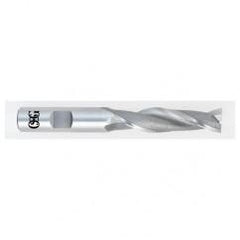 1-3/4 Dia. x 5-1/2 Overall Length 2-Flute Square End HSS-CO SE End Mill-Round Shank-Center Cutting-Uncoated - USA Tool & Supply