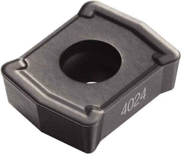 Sandvik Coromant - 8812 53 Grade 4044 Carbide Indexable Drill Insert - TiAlN Finish, Rectangle, 3/16" Inscribed Circle - USA Tool & Supply