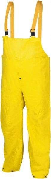 MCR Safety - Size 3XL, Yellow, Rain, Limited Flammability Overall - Snap Ankle, Take Up Snaps Wrist - USA Tool & Supply