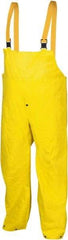 MCR Safety - Size 3XL, Yellow, Rain, Limited Flammability Overall - Snap Ankle, Take Up Snaps Wrist - USA Tool & Supply
