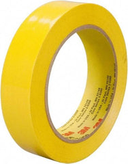 3M - 36 Yds. x 2", Yellow Polyethylene Film Tape - 483 Series, 5 mil Thick, 10 Lb./Inch Tensile Strength - USA Tool & Supply