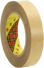 3M - 1/2" x 36 Yd Acrylic Adhesive Double Sided Tape - 4 mil Thick, Clear, Polyester Film Liner, Continuous Roll, Series 415 - USA Tool & Supply
