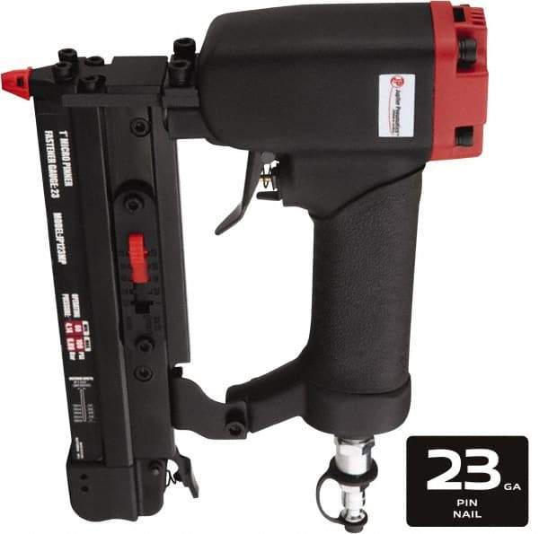 Value Collection - 1/2 to 1" Nail Length, 0.025" Nail Diam, 23 Gauge Micro Pin Air Nailer - 60 to 110 psi - USA Tool & Supply