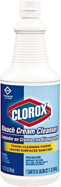Clorox - 32 oz Bleach - Cream - USA Tool & Supply