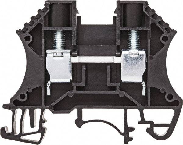 Cooper Bussmann - 600 Volt (UL), 630 Volt (IEC), 32 (IEC) Amp, 35 (UL) Amp, DIN Rail Mount, Passthrough Terminal Block - Zinc Plated Steel, 22 to 10 AWG Compatibility, 2 Inch High x 58.9mm Deep - USA Tool & Supply