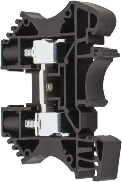 Cooper Bussmann - 500 Volt (IEC), 600 Volt (UL), 41 (IEC) Amp, 45 (UL) Amp, DIN Rail Mount, Passthrough Terminal Block - Zinc Plated Steel, 20 to 8 AWG Compatibility, 2 Inch High x 58.9mm Deep - USA Tool & Supply