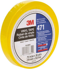 3M - 3/4" x 108' Vinyl Floor & Egress Tape - USA Tool & Supply