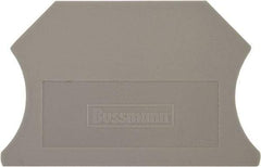 Cooper Bussmann - 2" High x 2.4" Long, Terminal Block End Cover - Use with DIS10 Series, DP25 , DP35, DP45, DP60 Terminal Blocks - USA Tool & Supply