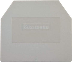 Cooper Bussmann - 1.9" High x 1.8" Long, Terminal Block End Cover - Use with DP100 Series Terminal Blocks - USA Tool & Supply