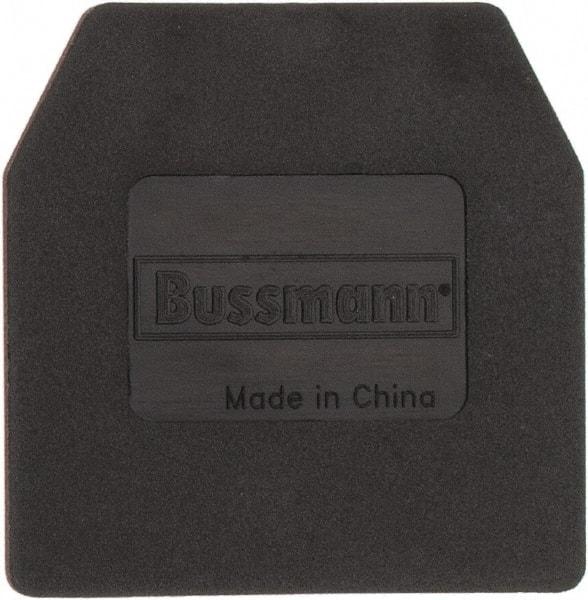 Cooper Bussmann - 1.6" High x 1.2" Long, Terminal Block End Cover - Use with DM50-LK Terminal Blocks - USA Tool & Supply