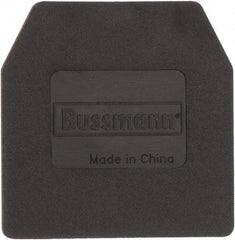 Cooper Bussmann - 1.2" High x 0.8" Long, Terminal Block End Cover - Use with DM30-LK Terminal Blocks - USA Tool & Supply