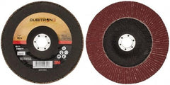 3M - 60 Grit, 7" Disc Diam, 7/8" Center Hole, Type 29 Ceramic Flap Disc - 13,300 Max RPM, Cloth Backing, Arbor Attaching System, Coated - USA Tool & Supply
