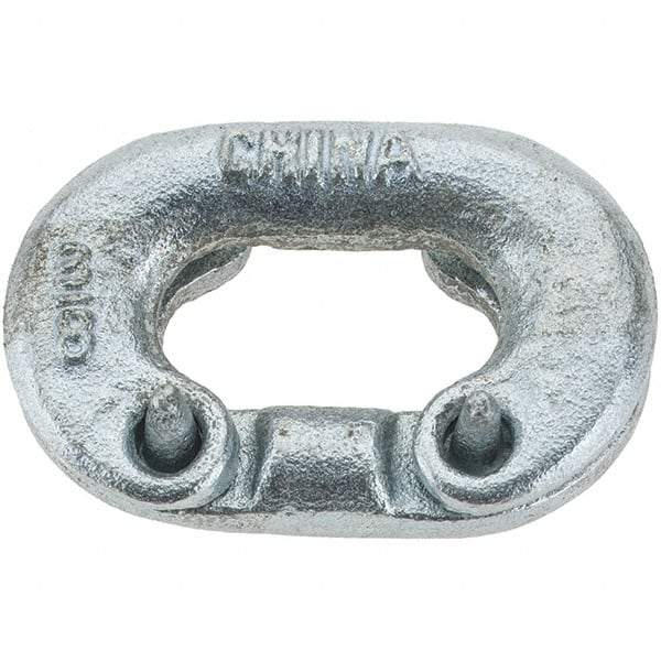 Value Collection - Self-Colored Steel Connecting Link - 3/8" Diameter, 2,750 Lb Load Limit - USA Tool & Supply