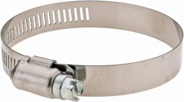 Value Collection - SAE Size 36, 1-13/16 to 2-3/4" Diam, Stainless Steel Worm Drive Clamp - 1/2" Wide - USA Tool & Supply