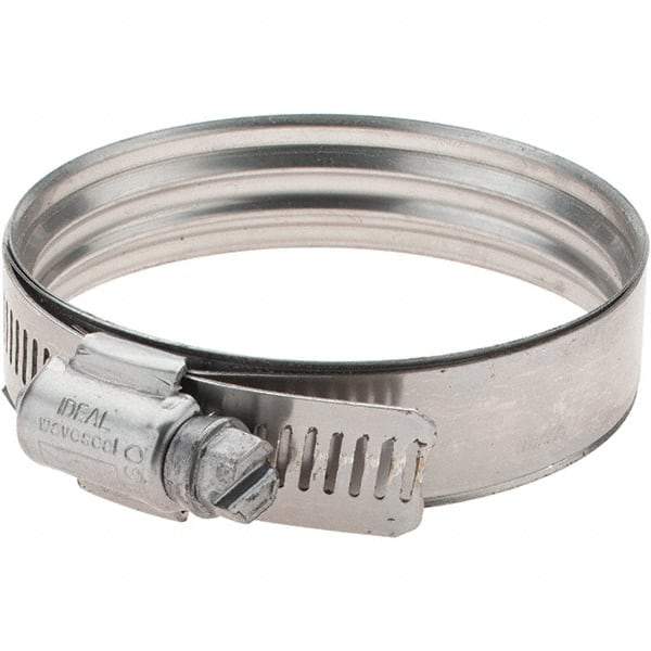 IDEAL TRIDON - SAE Size 40, 46 to 71mm Diam, Stainless Steel 360° Worm Drive Clamp - USA Tool & Supply