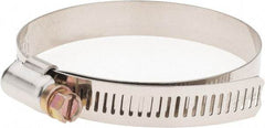 Value Collection - SAE Size 48, 2-9/16 to 3-1/2" Diam, Stainless Steel Worm Drive Clamp - 1/2" Wide - USA Tool & Supply