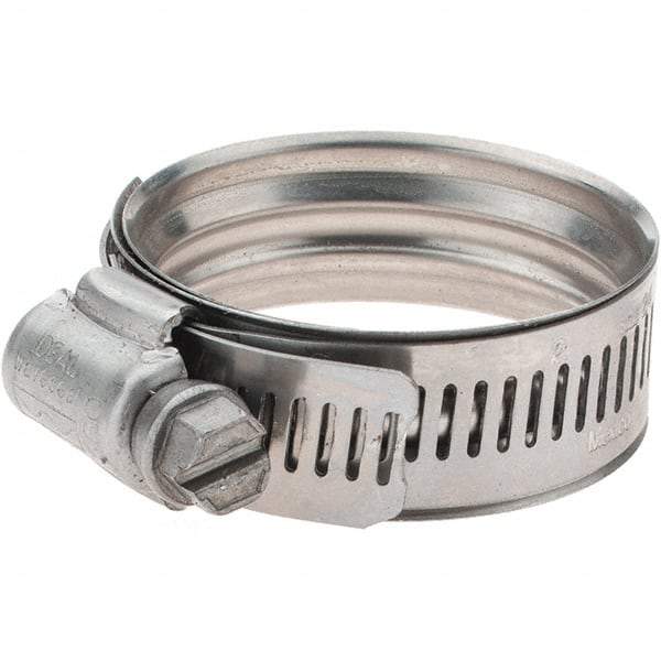 IDEAL TRIDON - SAE Size 24, 30 to 46mm Diam, Stainless Steel 360° Worm Drive Clamp - USA Tool & Supply