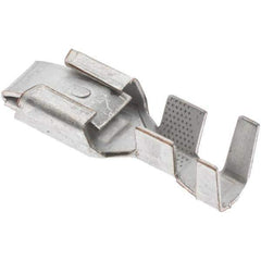 Import - Noninsulated Female Tab Terminal - Push In Connection, 12 to 10 AWG Compatible - USA Tool & Supply