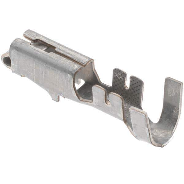 Made in USA - 2.8mm Wide, Noninsulated Female Tab Terminal - 16 to 14 AWG Compatible - USA Tool & Supply