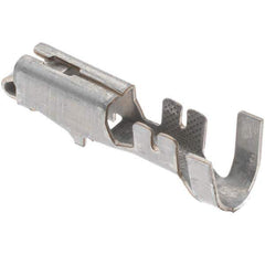 Made in USA - 2.8mm Wide, Noninsulated Female Tab Terminal - 16 to 14 AWG Compatible - USA Tool & Supply