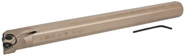 Iscar - 1.18" Min Bore Diam, 12" OAL, 1" Shank Diam, MWLN Indexable Boring Bar - 1.38" Max Bore Depth, Pin & Clamp Holding Method - USA Tool & Supply