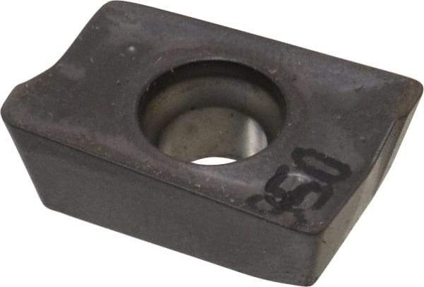 Iscar - ADKT1505 HM Grade IC950 Carbide Milling Insert - TiAlN Finish, 0.222" Thick, 0.8mm Corner Radius - USA Tool & Supply