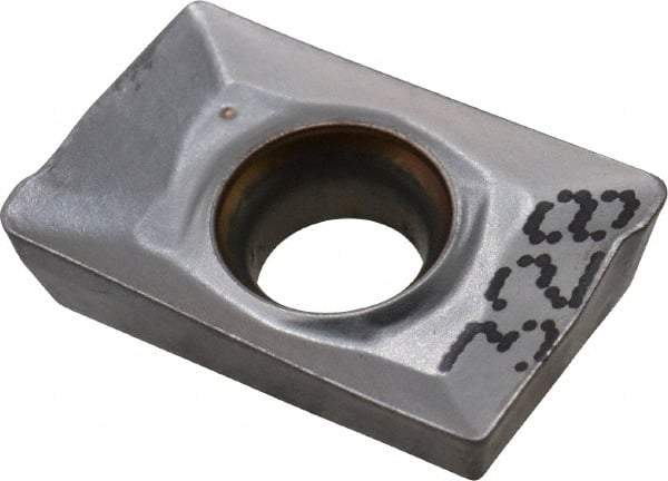 Iscar - ADMT1503 HM Grade IC328 Carbide Milling Insert - TiCN Finish, 0.15" Thick, 0.8mm Corner Radius - USA Tool & Supply