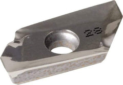 Iscar - APCR220605 HM Grade IC28 Carbide Milling Insert - Uncoated, 0.2362" Thick, 0.5mm Corner Radius - USA Tool & Supply