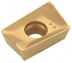 Iscar - APKT100308 RM Grade IC28 Carbide Milling Insert - Uncoated, 0.1366" Thick, 0.8mm Corner Radius - USA Tool & Supply
